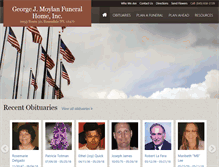 Tablet Screenshot of gjmoylanfuneralhome.com